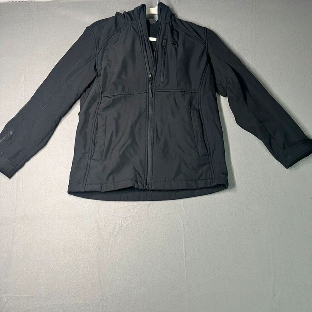 Snozu Performance Large Kids Black full zip jacket with Hoodie
